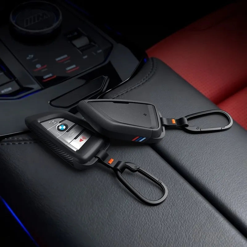 Spigen BK100 – Automobilio rakto dėklas BMW išmaniajam raktui G-serija (juodas)