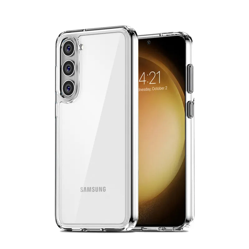 Crong Crystal Shield Cover - dėklas, skirtas Samsung Galaxy S23 (skaidrus)