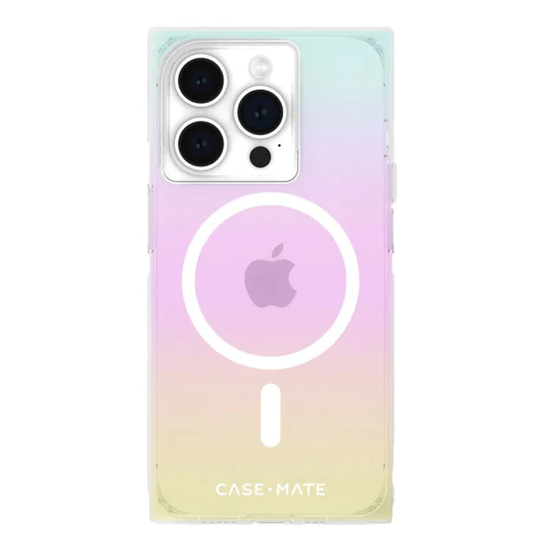 Case-Mate BLOX MagSafe – dėklas iPhone 15 Pro (Rainbow Frosting)