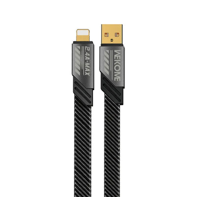 WEKOME WDC-190 Mecha Series - USB-A į Lightning greitojo įkrovimo laidas 1 m (pilkas)