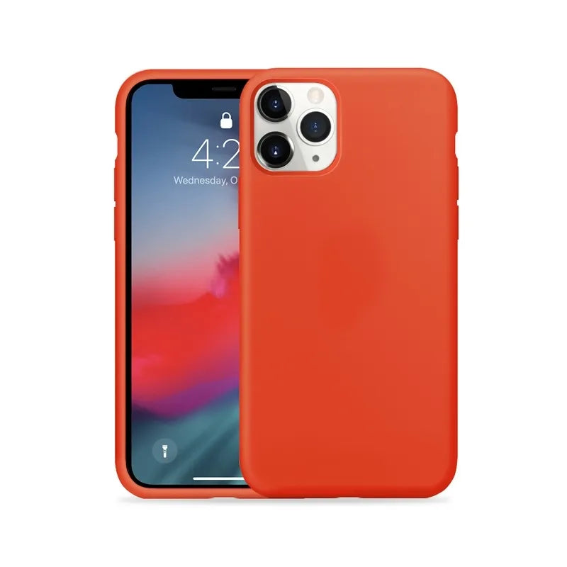 Crong Color Cover – dėklas, skirtas iPhone 11 Pro (raudonas)