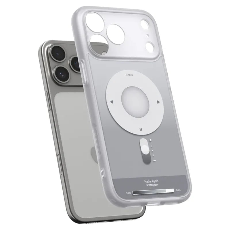 Spigen Ultra Hybrid Mag MagSafe – dėklas, skirtas iPhone 18 Pro Max / 17 Pro Max (Classic Silver)