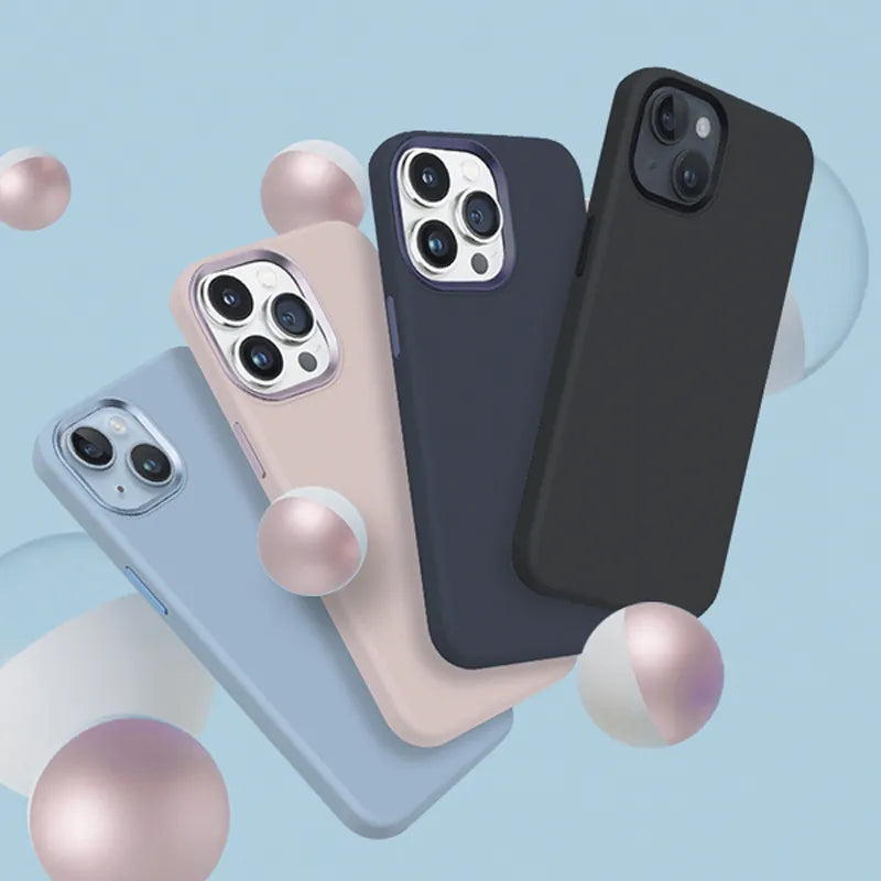 Crong Color Cover LUX Magnetic - iPhone 15 Pro MagSafe dėklas (tamsiai mėlynas)