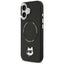 Karl Lagerfeld Choupette Pin MagSafe – dėklas iPhone 17 (juodas)