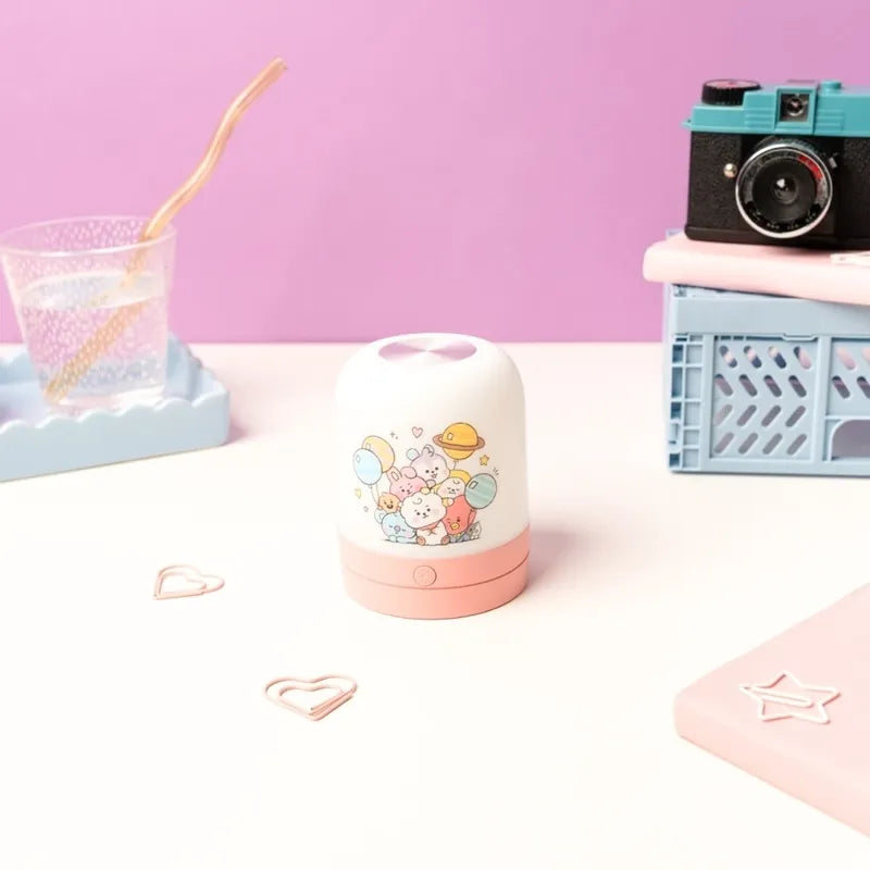 BT21 – belaidė USB-C LED nuotaikos lempa vaikams su reguliuojamu ryškumu