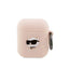 Karl Lagerfeld Silicone NFT Choupette Head 3D - AirPods 1/2 gen dėklas (rožinis)