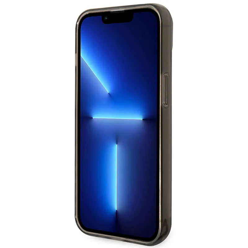 Guess Translucent – dėklas iPhone 14 Plus (juodas)