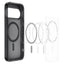 Spigen Ultra Hybrid Mag MagSafe – dėklas Google Pixel 11 (Frost Black)