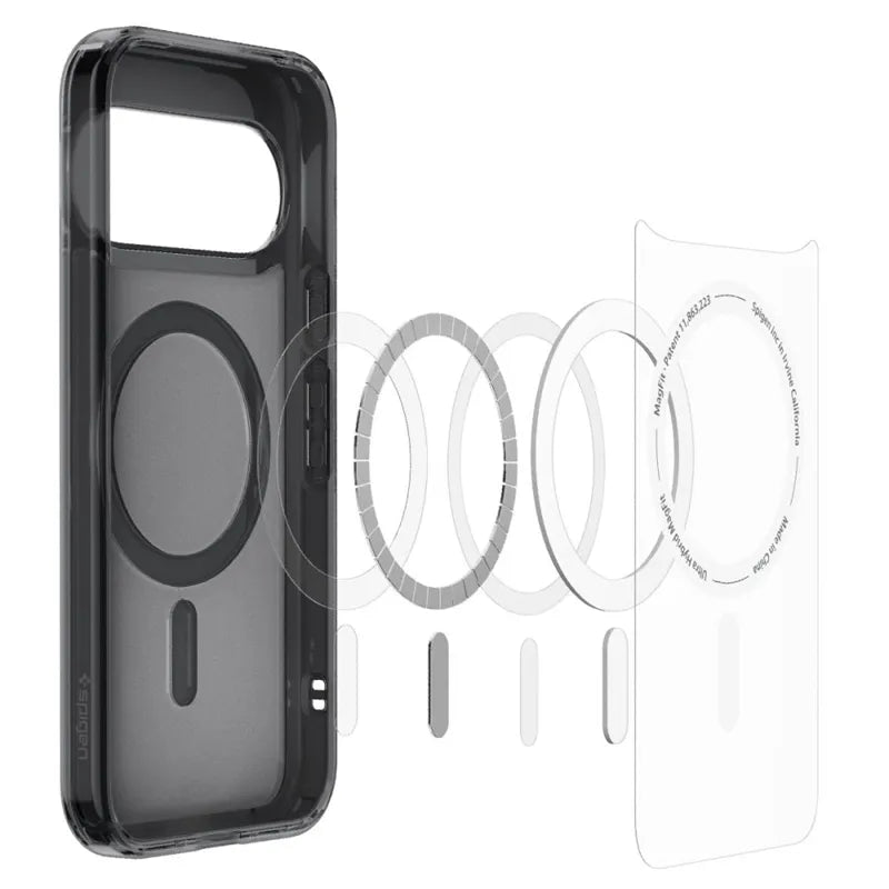 Spigen Ultra Hybrid Mag MagSafe – dėklas Google Pixel 11 (Frost Black)
