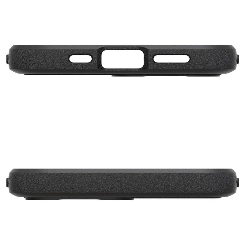 Spigen Rugged Armor Mag MagSafe – dėklas iPhone 17e / 16e (matinė juoda)