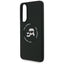 Karl Lagerfeld Silicone Double Heads And Circle MagSafe – dėklas Samsung Galaxy S25 Edge (juodas)