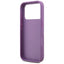 „Guess Fixed Glitter Big 4G“ – dėklas „iPhone 17 Pro“ (alyvinis)