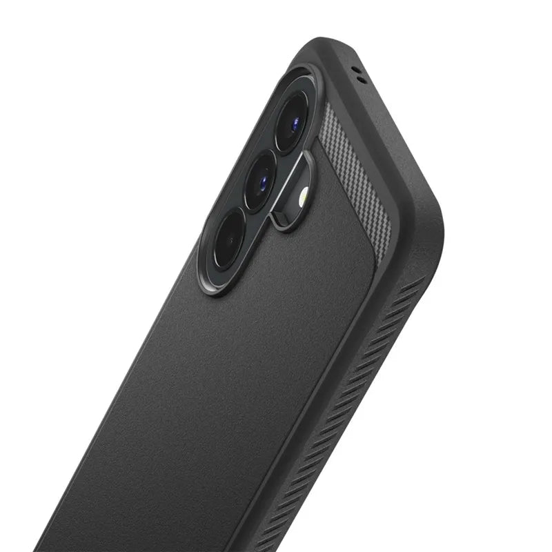 Spigen Rugged Armor – dėklas Samsung Galaxy A57 5G (matinis juodas)