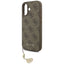 Guess 4G Charms Collection MagSafe – dėklas iPhone 17 (rudos spalvos)