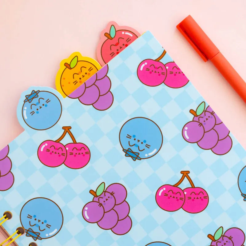 Pusheen – A5 užrašų knygelė / Užrašų knygelė iš Fruits kolekcijos