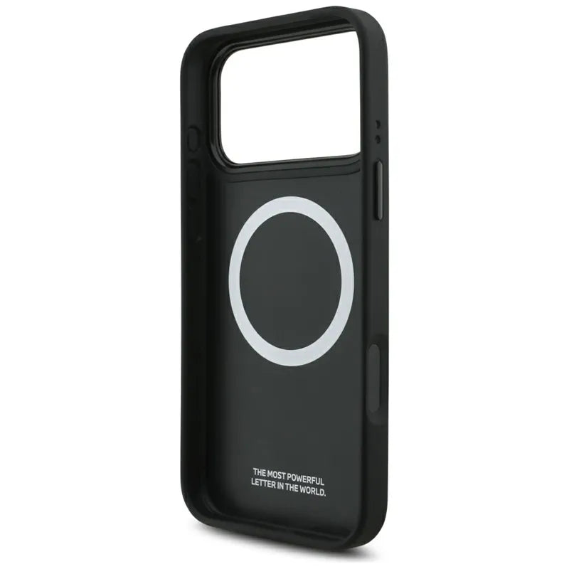 BMW M Carbon Logo MagSafe dėklas iPhone 17 Pro Max (antracito spalvos)