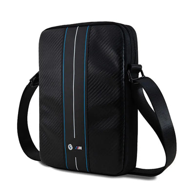 BMW Carbon Blue Stripes – 8 colių planšetės dėklas (juodas)