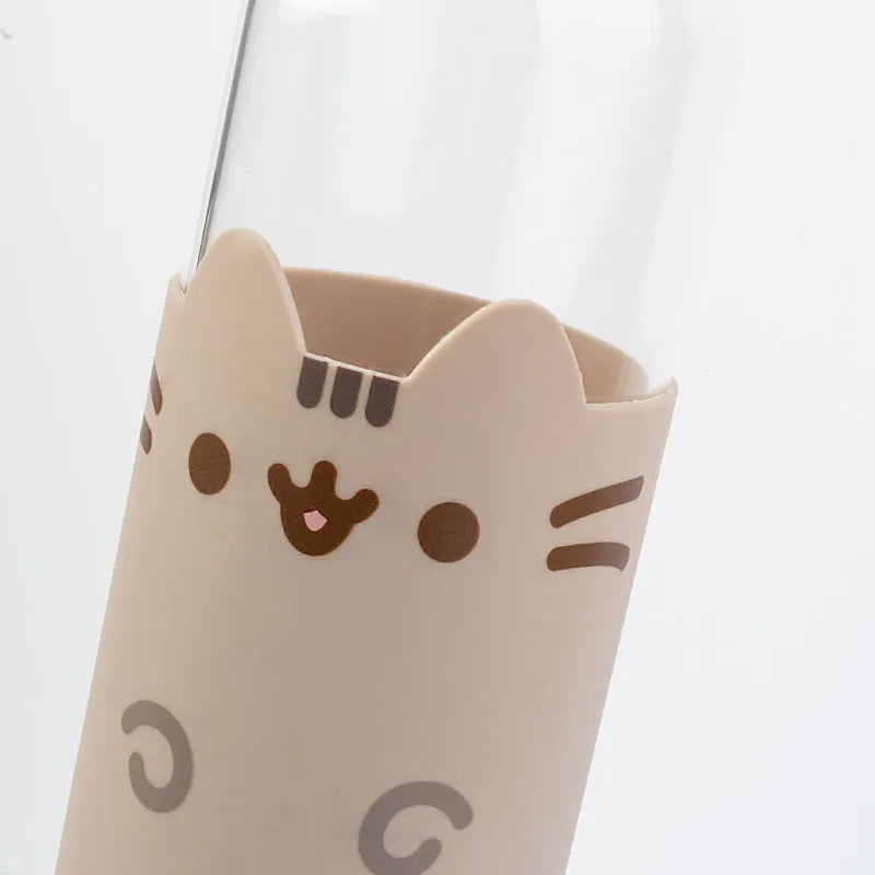 Pusheen - 500 ml stiklinis gertuvė