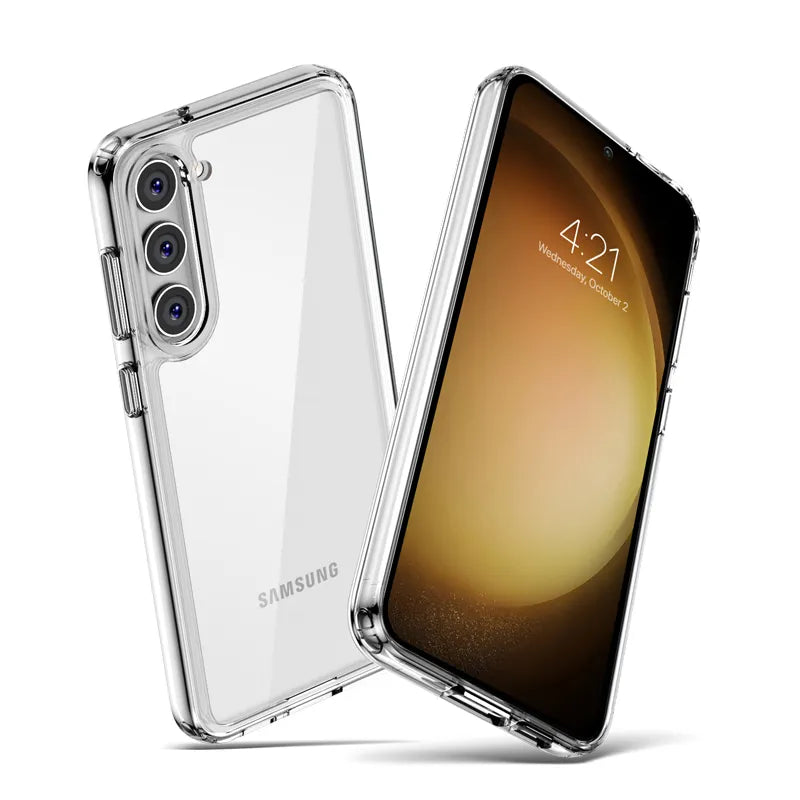 Crong Crystal Shield Cover - dėklas, skirtas Samsung Galaxy S23 (skaidrus)