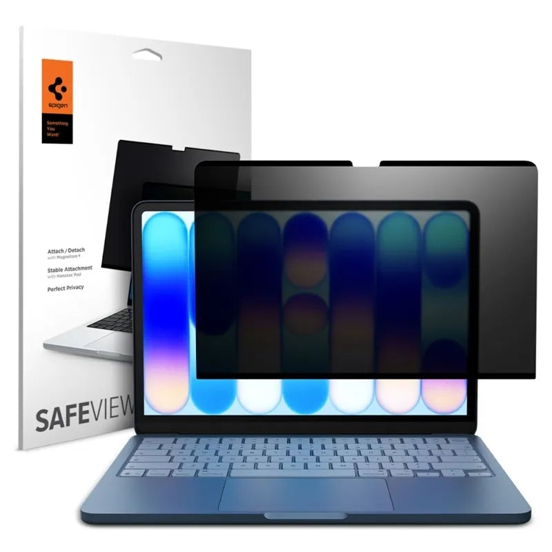 Spigen SafeView - Privatumo plėvelė skirta MacBook Neo