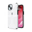 Speck Candyshell Grip MagSafe – dėklas, skirtas iPhone 17e / 16e / 15 / 14 / 13 (baltas / juodas)
