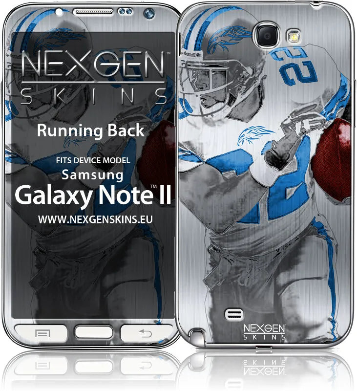 Nexgen lipdukai su 3D efektu, skirti Samsung Galaxy Note 2 (Running Back 3D)