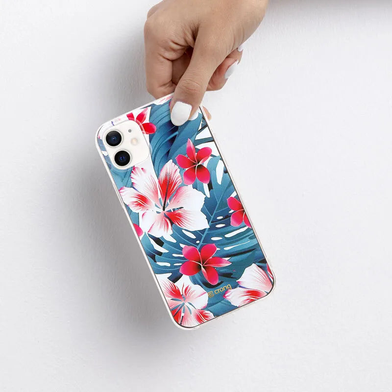 Crong Flower Case – dėklas iPhone 12 Mini (raštas 03)