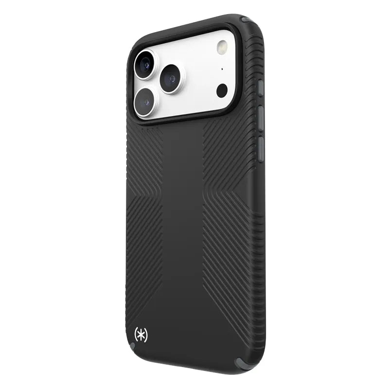 Speck Presidio2 Grip MagSafe – dėklas, skirtas iPhone 18 Pro Max / 17 Pro Max (juodas)