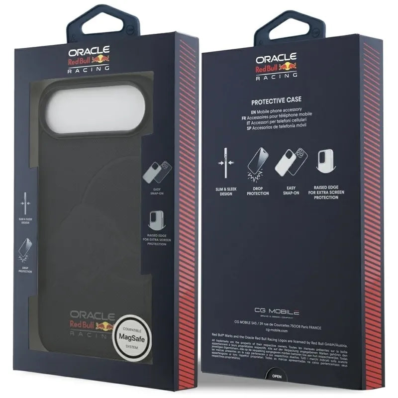 Red Bull Meshed Debossed Bull MagSafe – iPhone Air dėklas (tamsiai mėlynas)