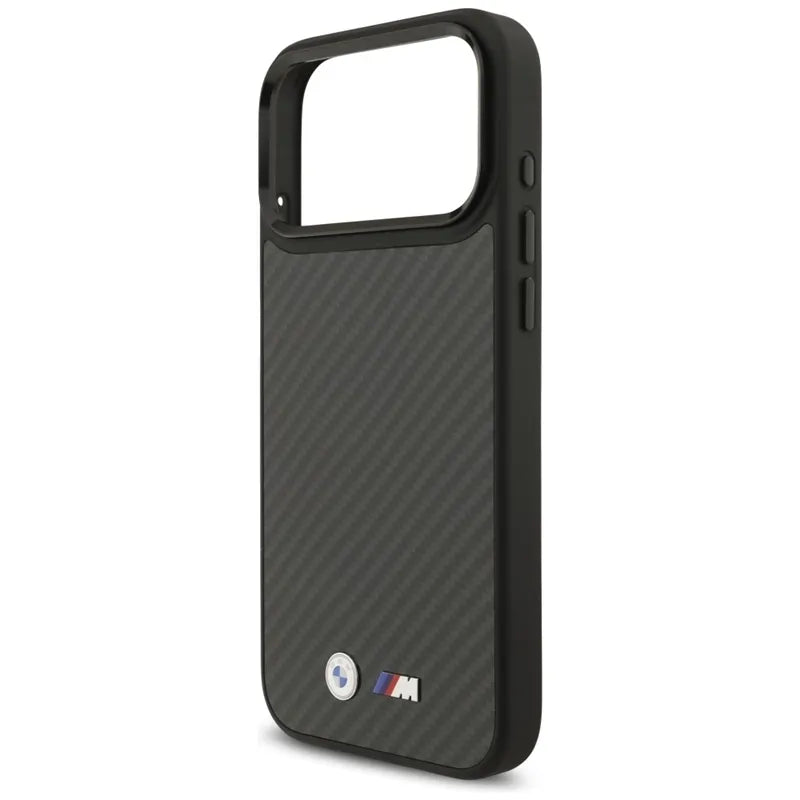 BMW M Kevlar Matt MagSafe – dėklas iPhone 17 Pro Max (juodas)