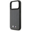 BMW M Quilted Logo MagSafe – „iPhone 17 Pro Max“ dėklas (antracito spalvos)