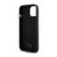 Karl Lagerfeld Silicone Choupette Metal Pin dėklas, skirtas iPhone 15 Plus (juodas)
