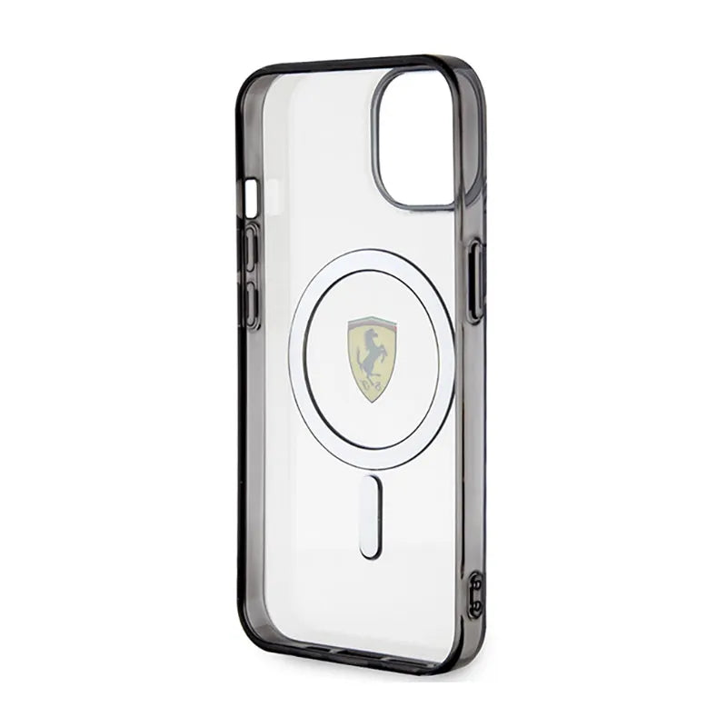 Ferrari Outline Magsafe – dėklas iPhone 14 (skaidrus)