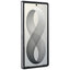 Guess Magnetic Ring Stand Grained Classic Logo MagSafe – „Samsung Galaxy Z Fold 8 Ultra“ dėklas (smėlio spalvos)