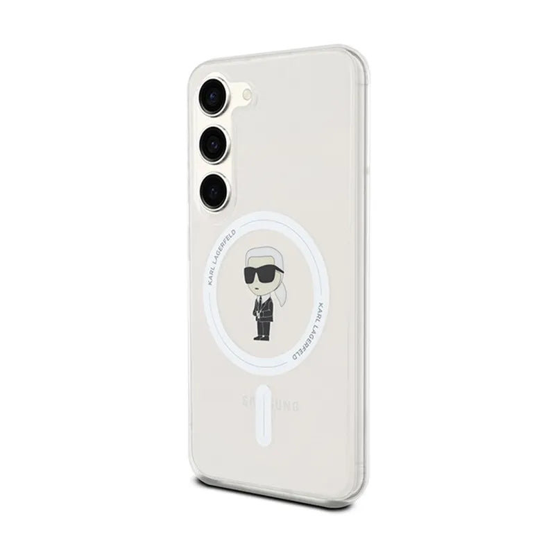 Karl Lagerfeld IML Ikonik MagSafe – Dėklas Samsung Galaxy S24 (skaidrus)