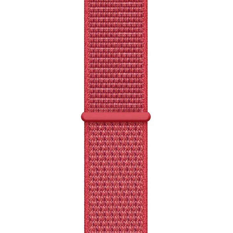 Crong Nylon – sportinis dirželis Apple Watch 38/40/41/42 mm (Red Fusion)