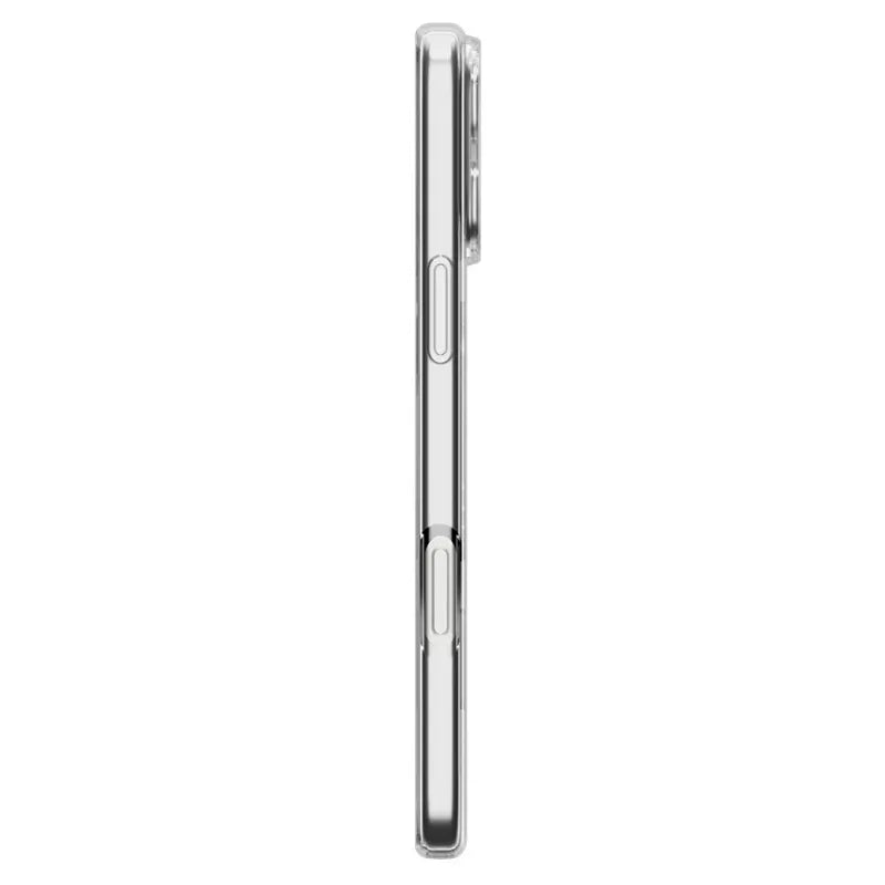 Spigen Liquid Crystal Mag MagSafe – Dėklas, skirtas iPhone 17 Pro (Skaidrus/Baltas)