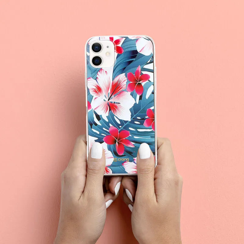 Crong Flower Case – dėklas iPhone 12 Mini (raštas 03)