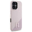 Karl Lagerfeld Silicone Shadow Metal Initial MagSafe – dėklas iPhone 16 (rožinis)
