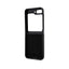 BMW Leather Hot Stamp – dėklas Samsung Galaxy Z Flip 5 (juodas)