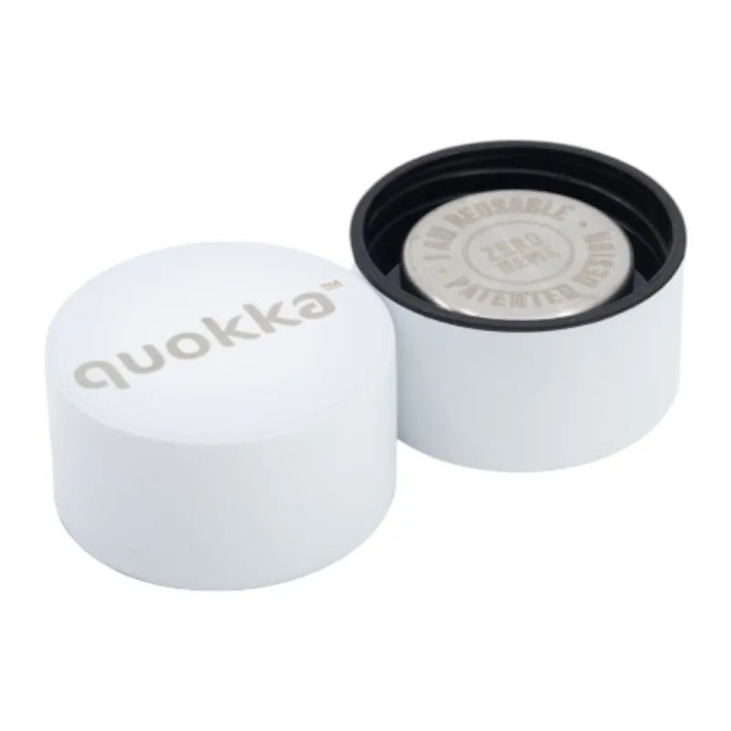 Quokka Solid – nerūdijančio plieno termogertuvė, 510 ml (balta)