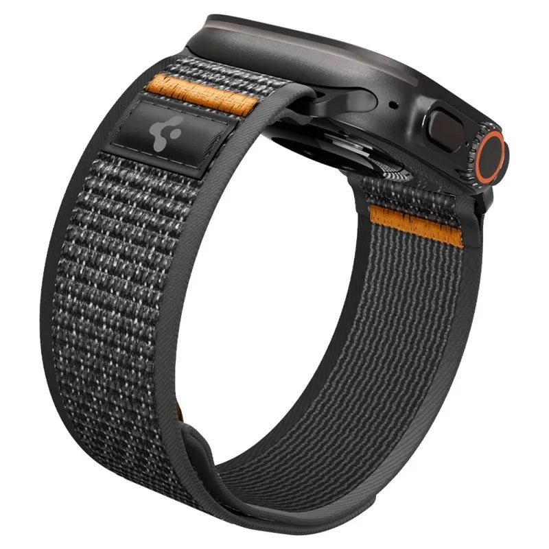 Spigen Athlex Air 2 – Apple Watch dirželis 44/45/46/49 mm (Active Black / Orange)