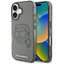 Karl Lagerfeld IML Rhinestones Karl Head - Dėklas, skirtas iPhone 16 (juodas)