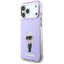 Karl Lagerfeld IML Aquarelle Karl & Choupette & Logo MagSafe - Dėklas iPhone 17 Pro Max (Violetinis)