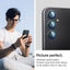 Spigen Optik Pro GLAS.TR EZ Fit kameros apsauga 2 vnt. pakuotė - Objektyvo apsauginis stiklas Samsung Galaxy S23 FE (2 vnt.) (Juodas)
