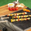 BBQ – iešmai šašlykams su medine rankena, ilgi 38 cm (4 vienetai)