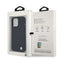 BMW Silicone Signature Logo – dėklas iPhone 13 Pro Max (tamsiai mėlynas)