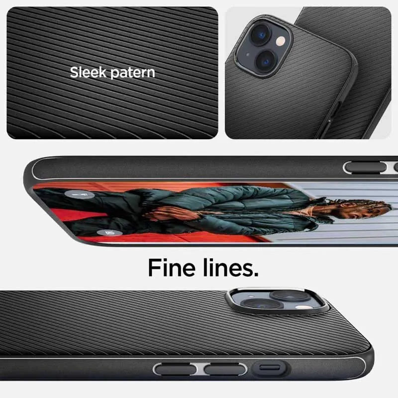 Spigen Mag Armor – dėklas iPhone 15 Plus / iPhone 14 Plus (juodas)