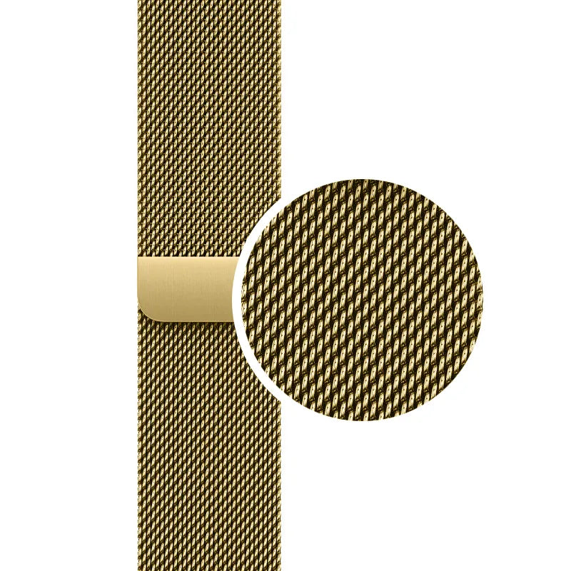 Crong Milano Steel – nerūdijančio plieno apyrankė Apple Watch 44/45/46/49 mm (auksinė)