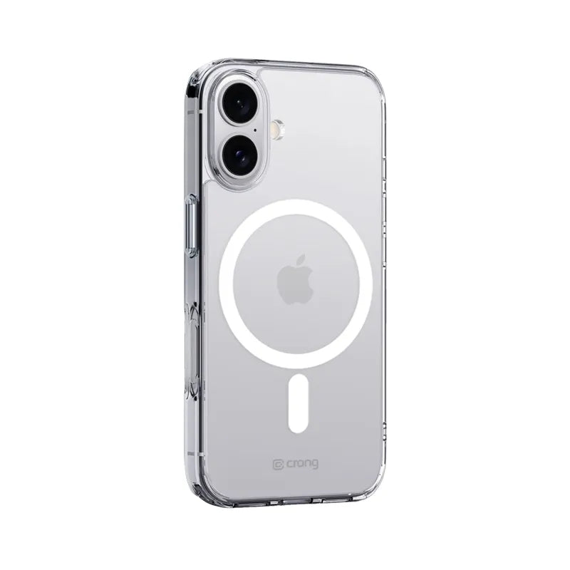 Crong Clear MAG Cover - iPhone 16 Plus MagSafe dėklas (skaidrus)